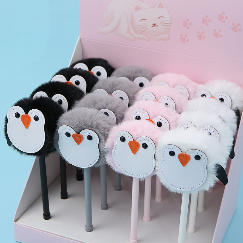 Penguin Puffball Pen
