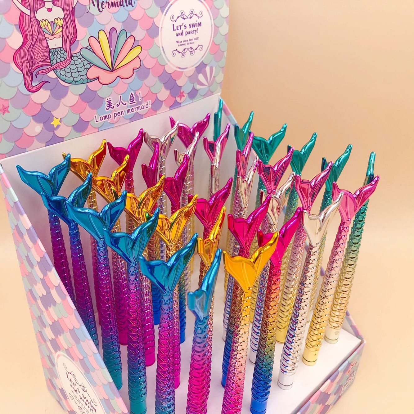 Colorful Mermaid Tail Pen