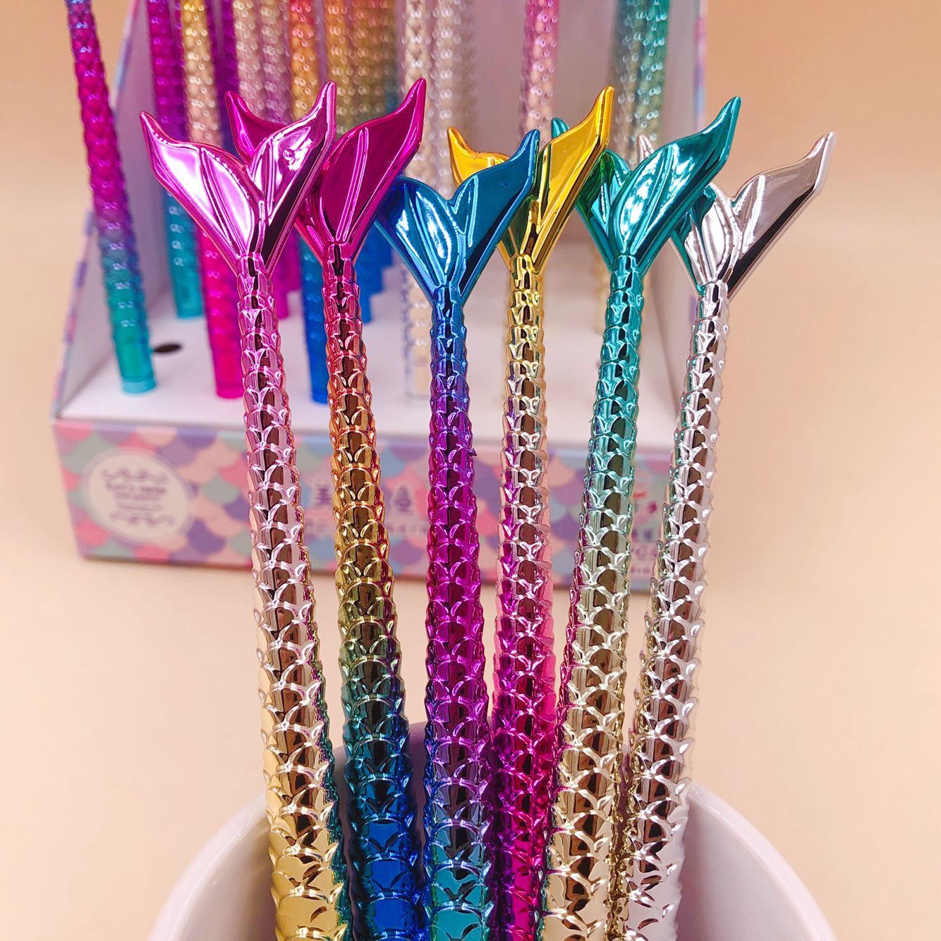 Colorful Mermaid Tail Pen