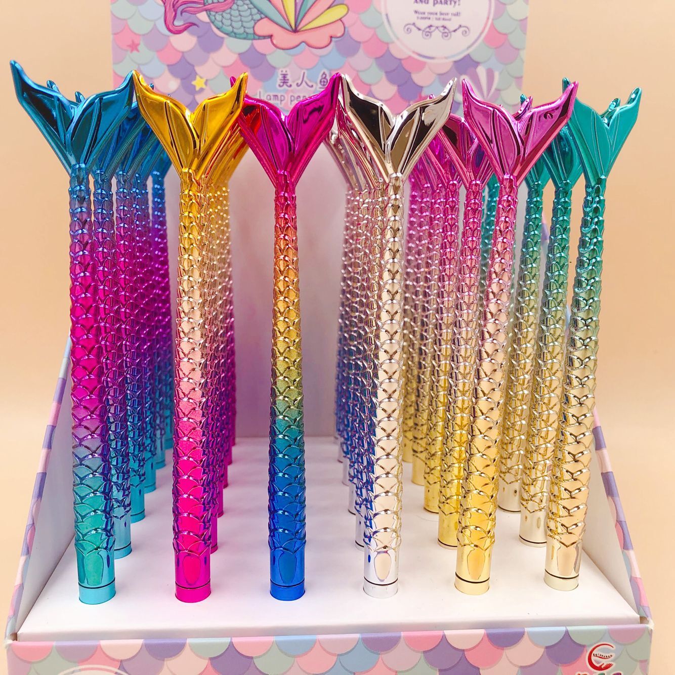 Colorful Mermaid Tail Pen