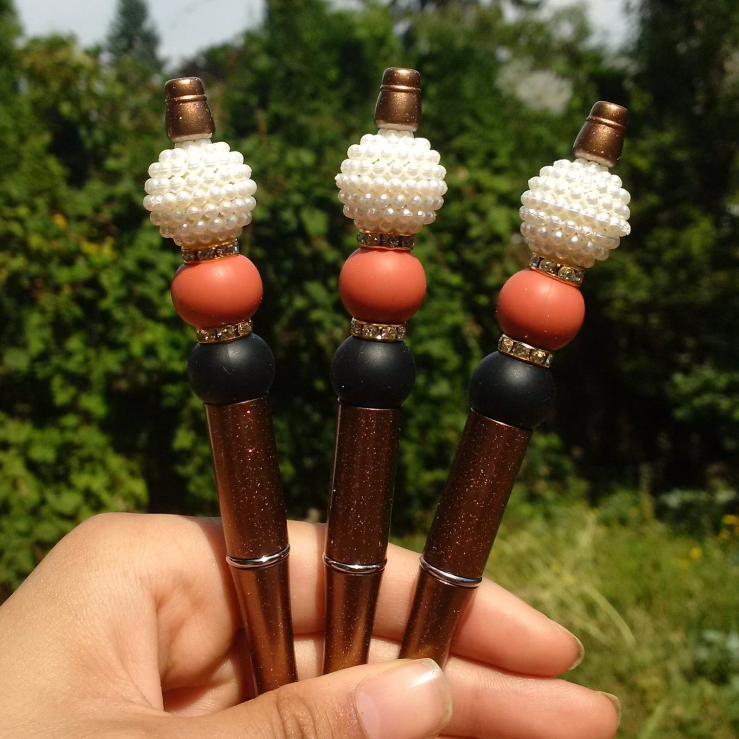 "Cup of Coffee" Beaded Pen