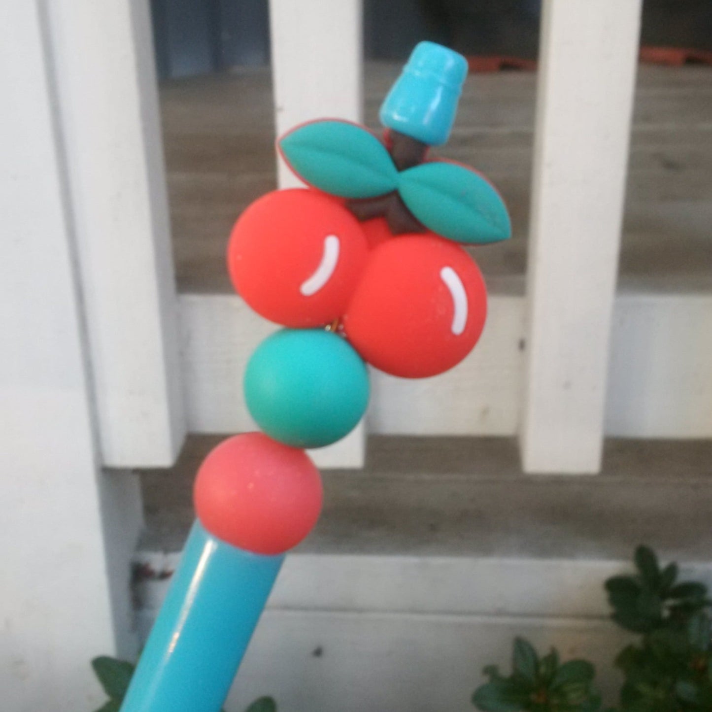 "Pop The Cherry" Beaded Pen