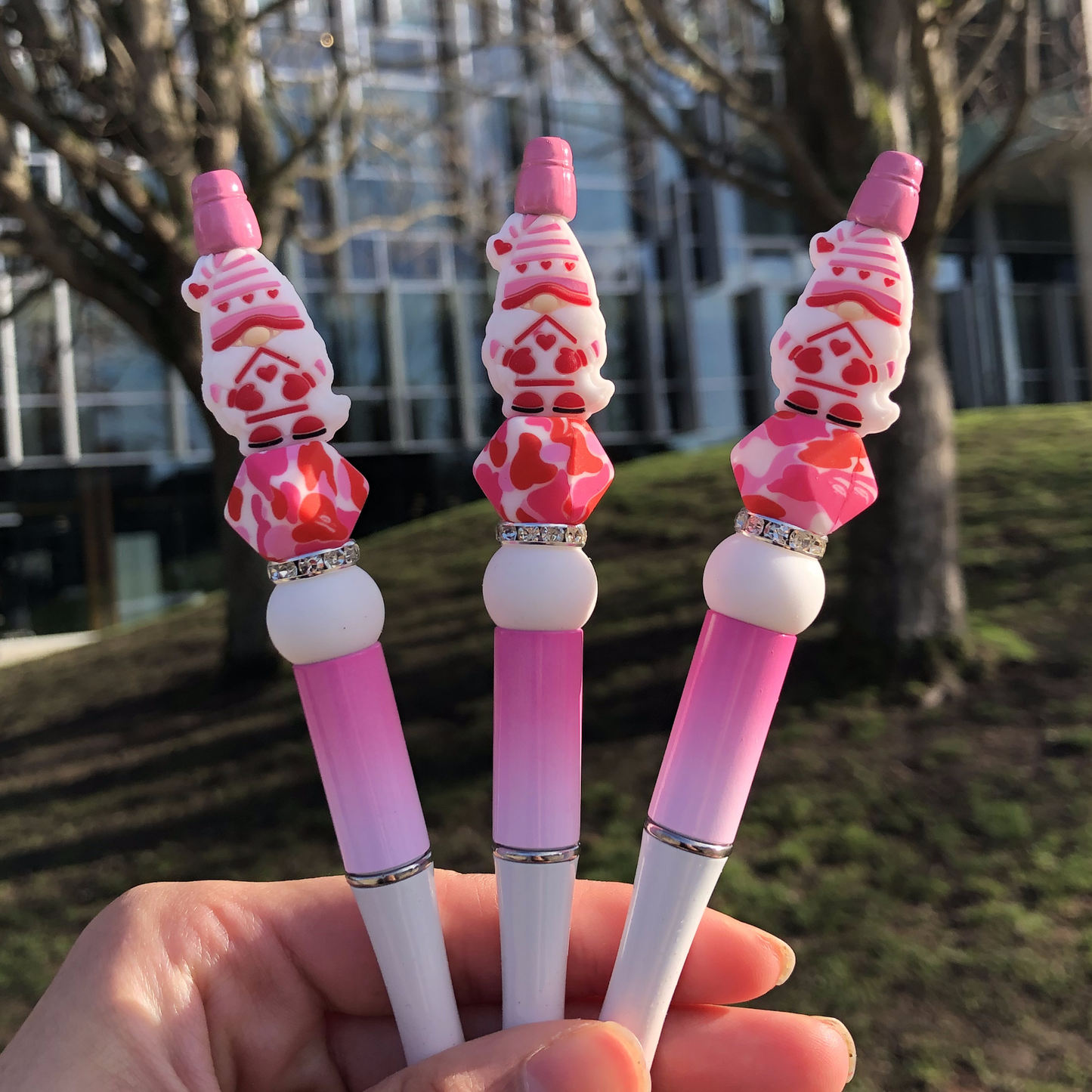 "Heart of Gnome" Beaded Pen