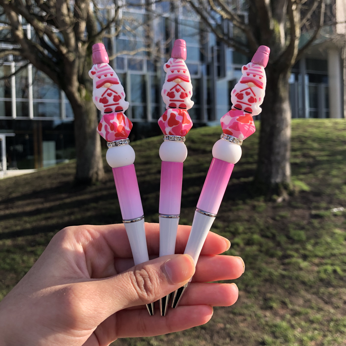 "Heart of Gnome" Beaded Pen