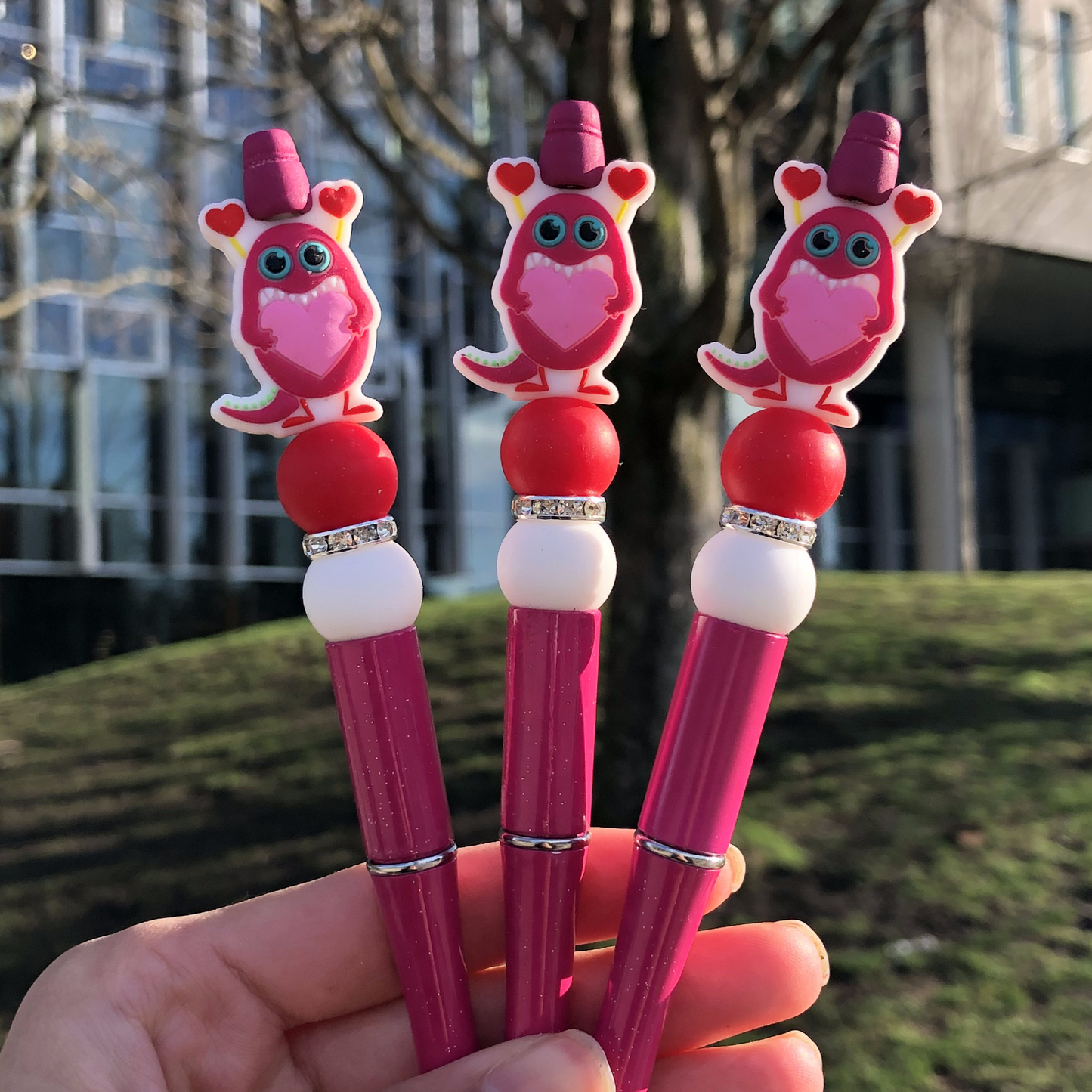 "The Love Monster" Beaded Pen