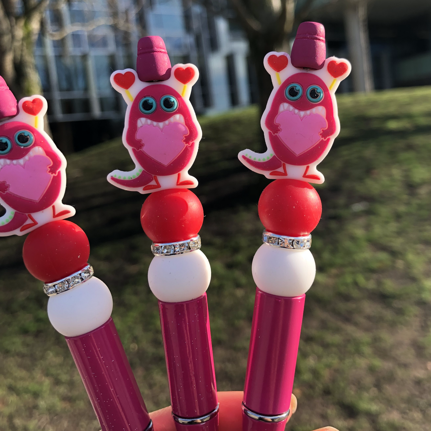 "The Love Monster" Beaded Pen