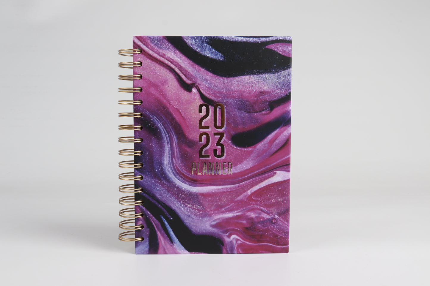 Purple Galaxy - 2023 Spiral Planner - A5 Size