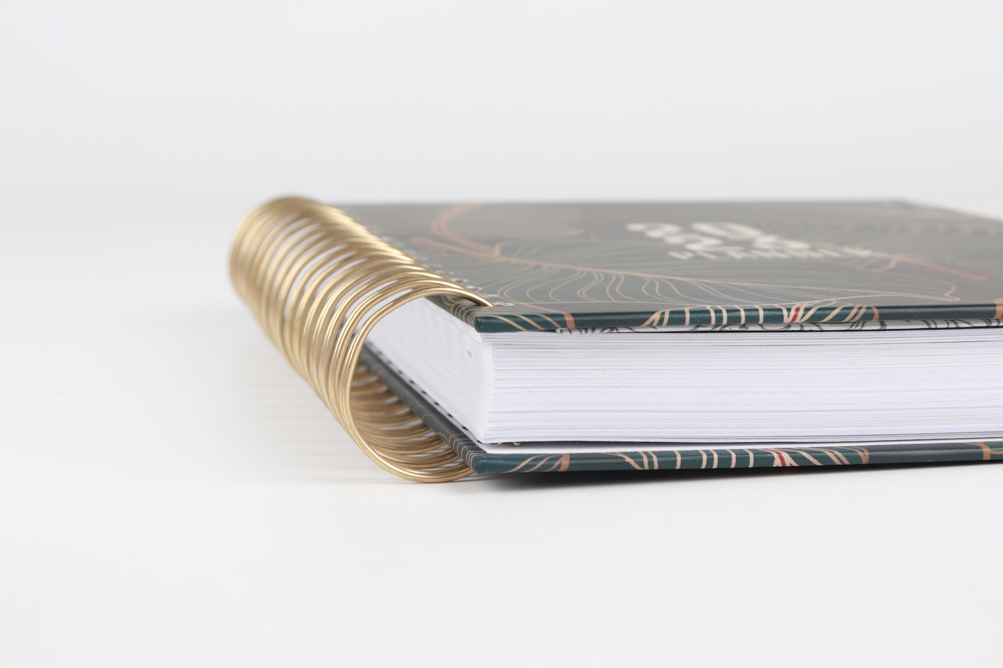 Leafy Dark Green - 2023 Spiral Planner - A5 Size