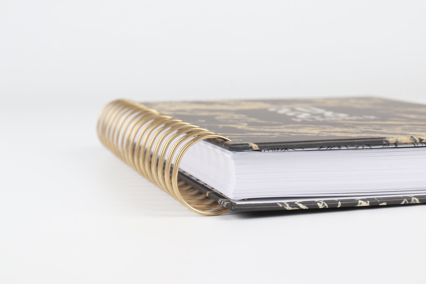 Golden Marble - 2023 Spiral Planner - A5 Size
