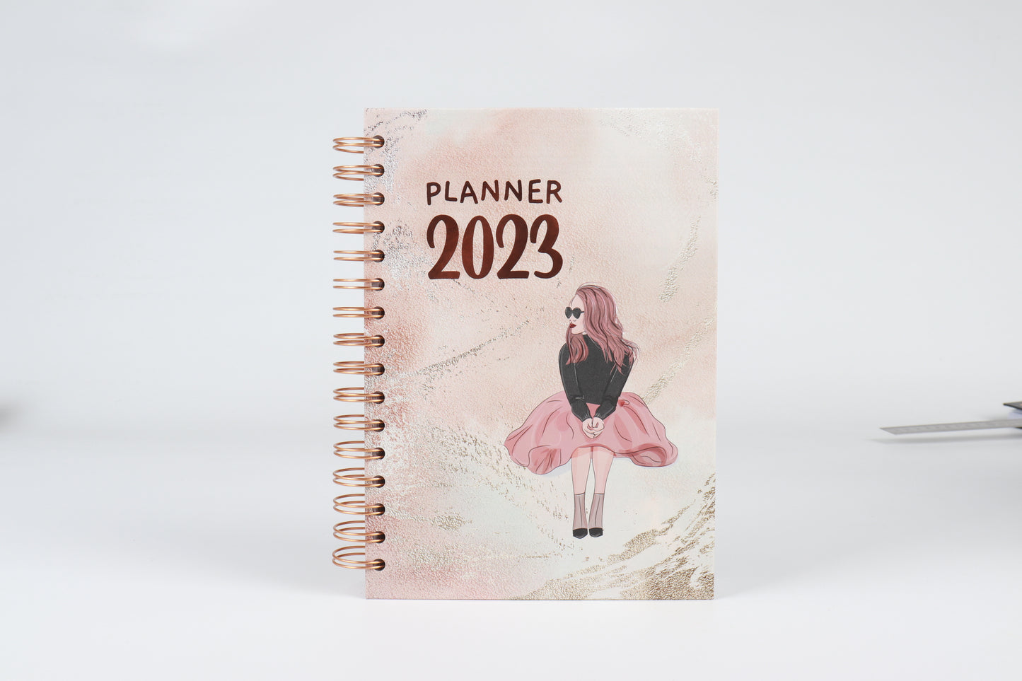 The Girly Girl - 2023 Spiral Planner - A5 Size