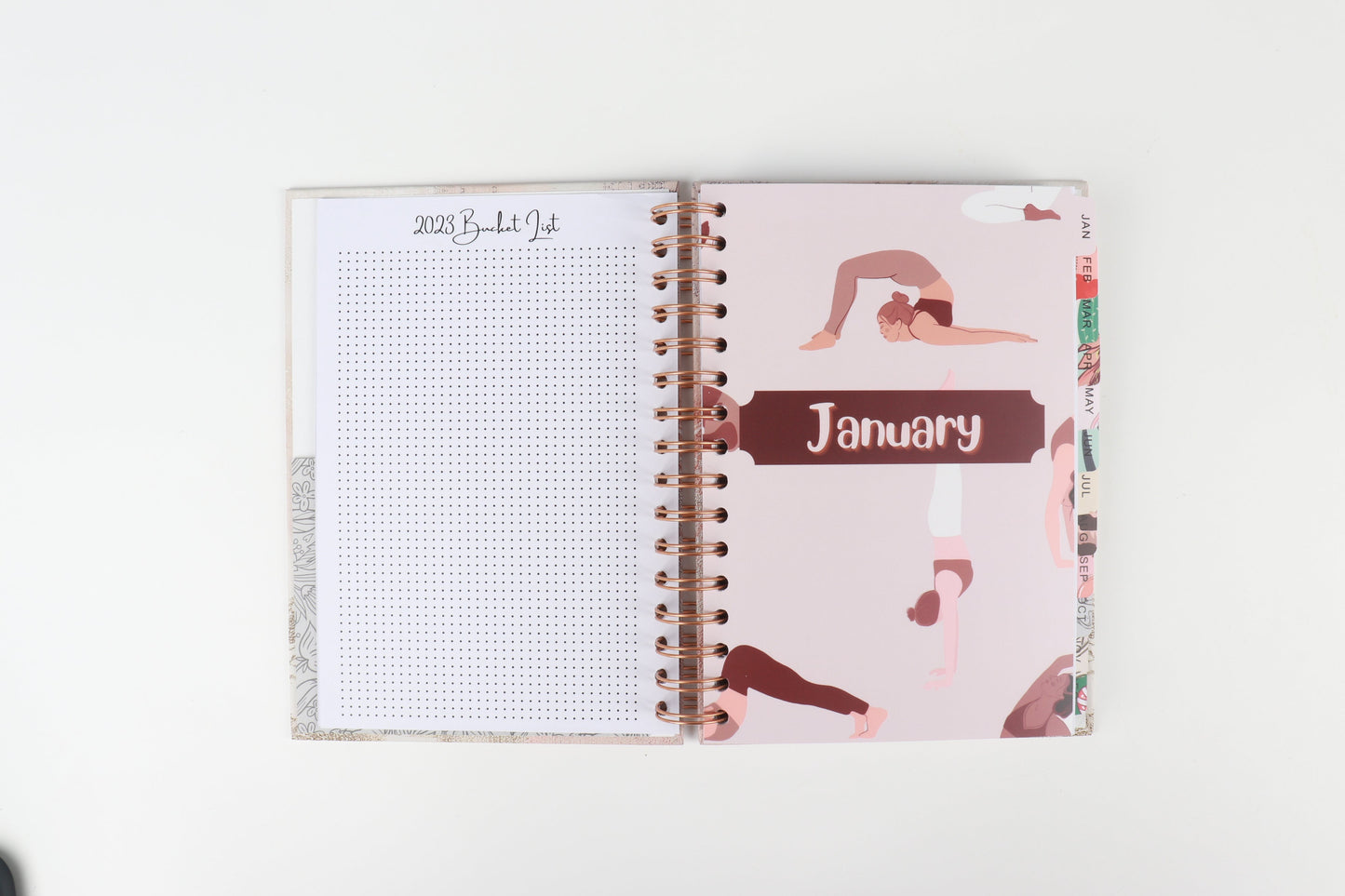 The Girly Girl - 2023 Spiral Planner - A5 Size