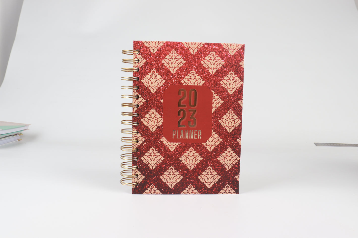 Royalty Red - 2023 Spiral Planner - A5 Size