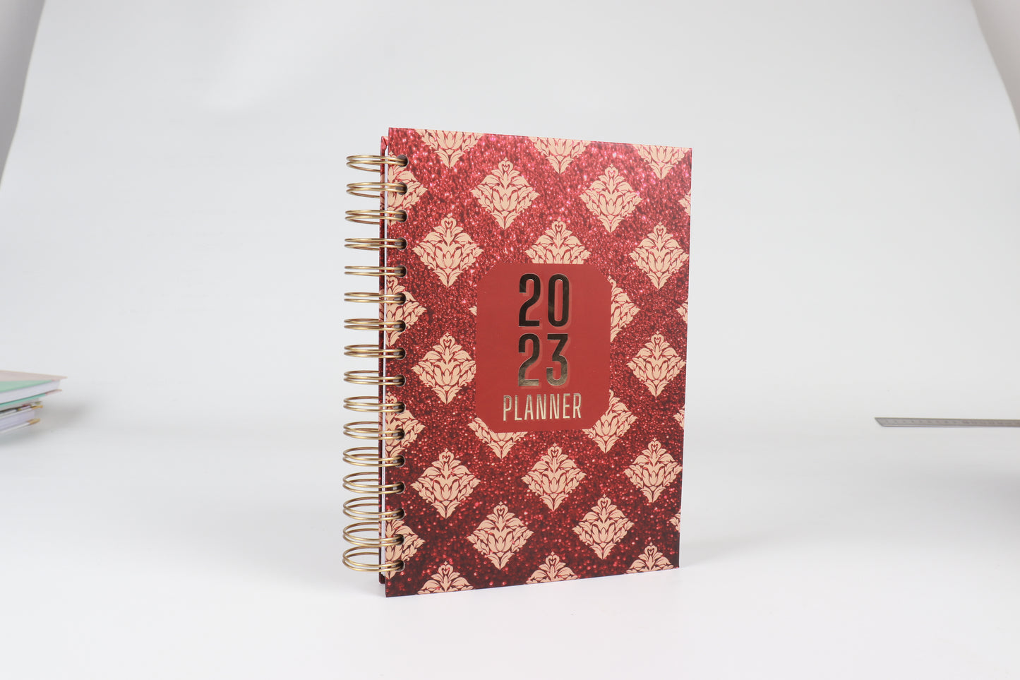 Royalty Red - 2023 Spiral Planner - A5 Size