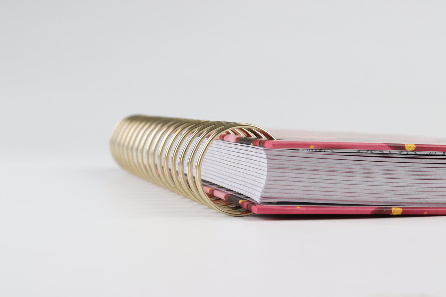Burgundy Burst - 2023 Spiral Planner - A5 Size