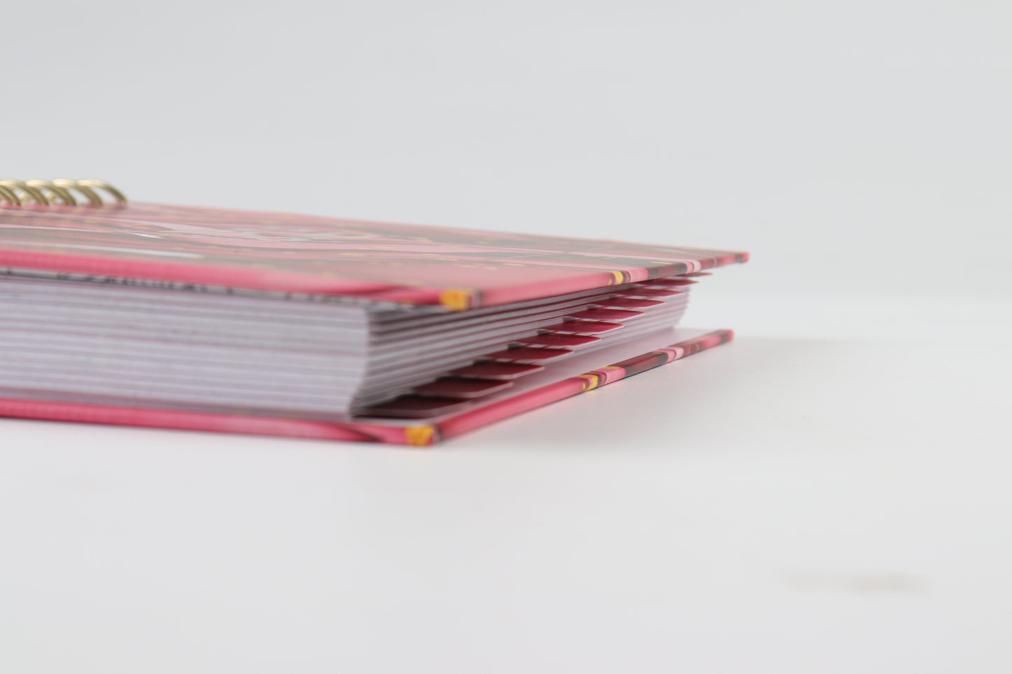 Burgundy Burst - 2023 Spiral Planner - A5 Size