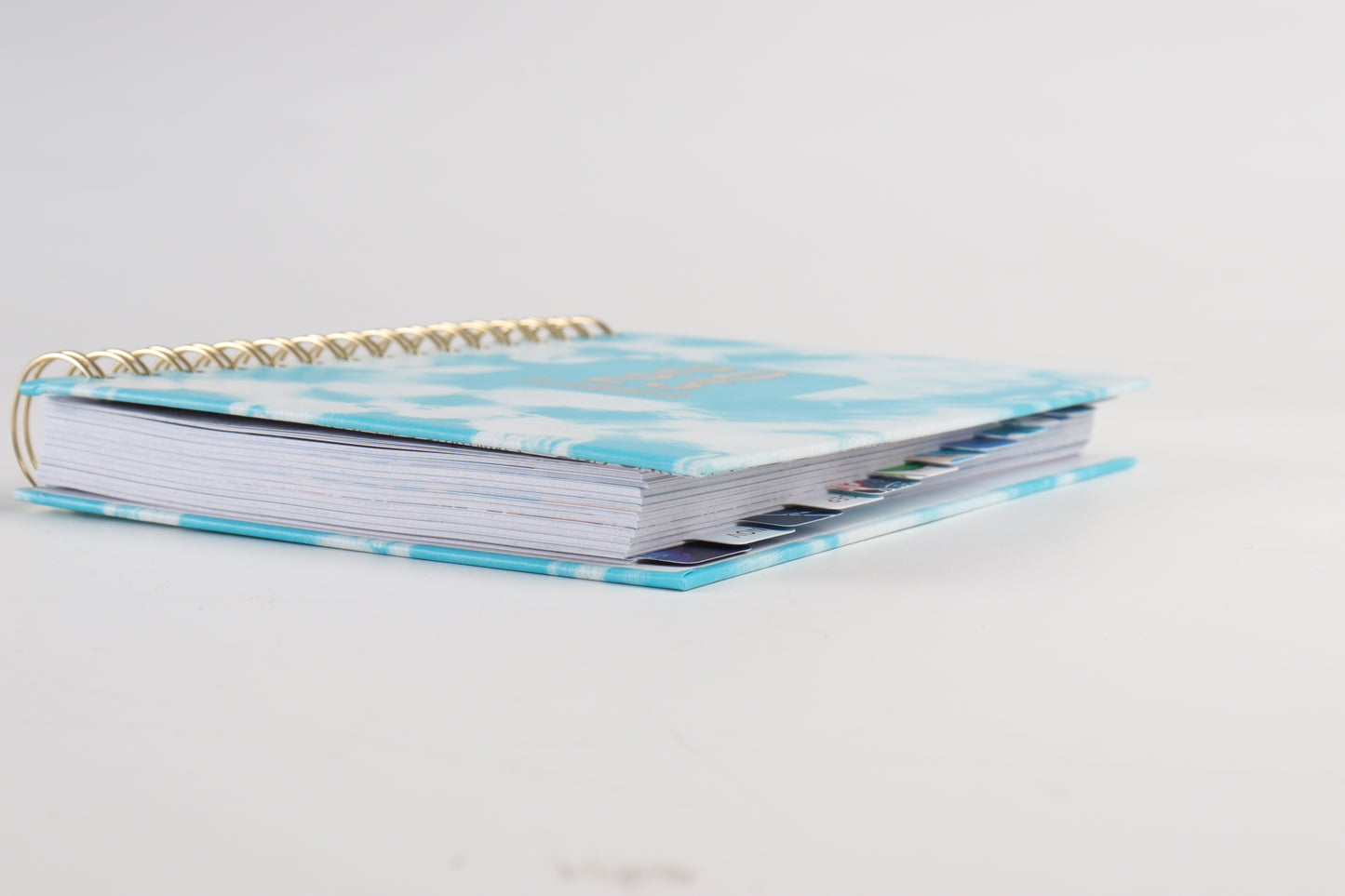 Blue Tye Dye - 2023 Spiral Planner - A5 Size
