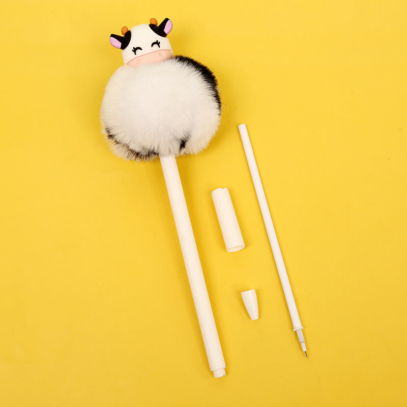 Cow Puffball Pen