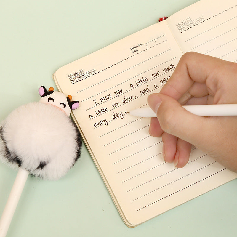 Cow Puffball Pen