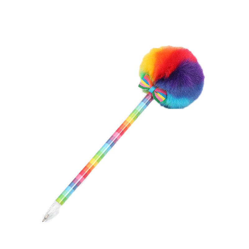 Assorted Color Puffball Pen