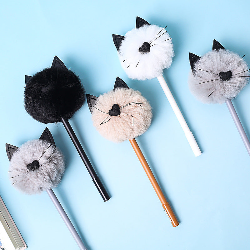 Cat Puffball Pen