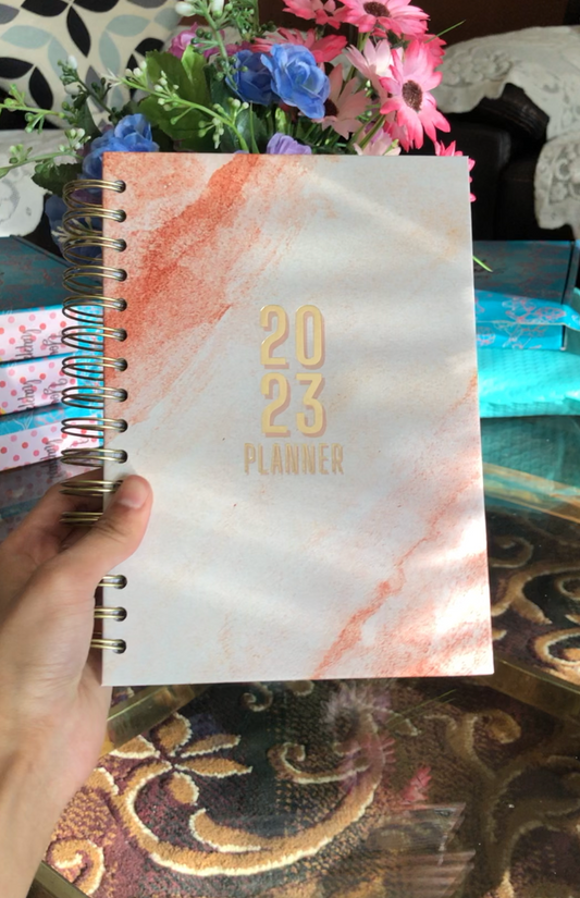 Nude Breeze - 2023 Spiral Planner - A5 Size