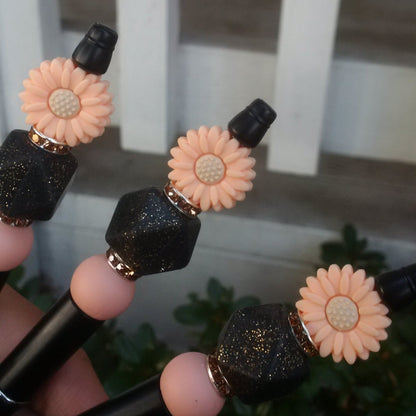 🖤Wednesday Addams🖤 "Burnt Peaches" Beaded Pen